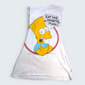 Bart Simpson "Eat My Shorts Man" Tank Top - L
