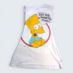 Bart Simpson "Eat My Shorts Man" Tank Top - L