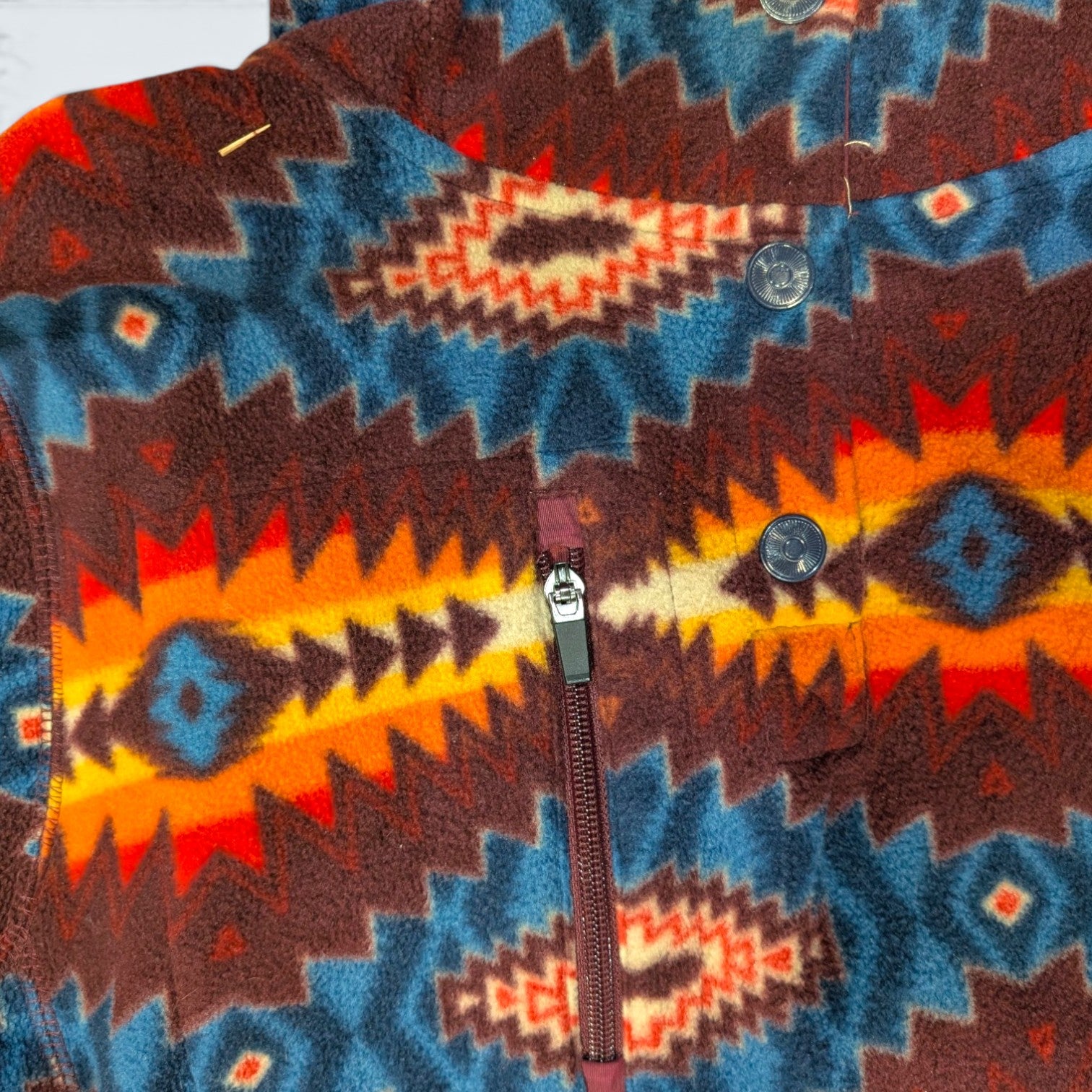 Dravus Aztec Sherpa Fleece - L