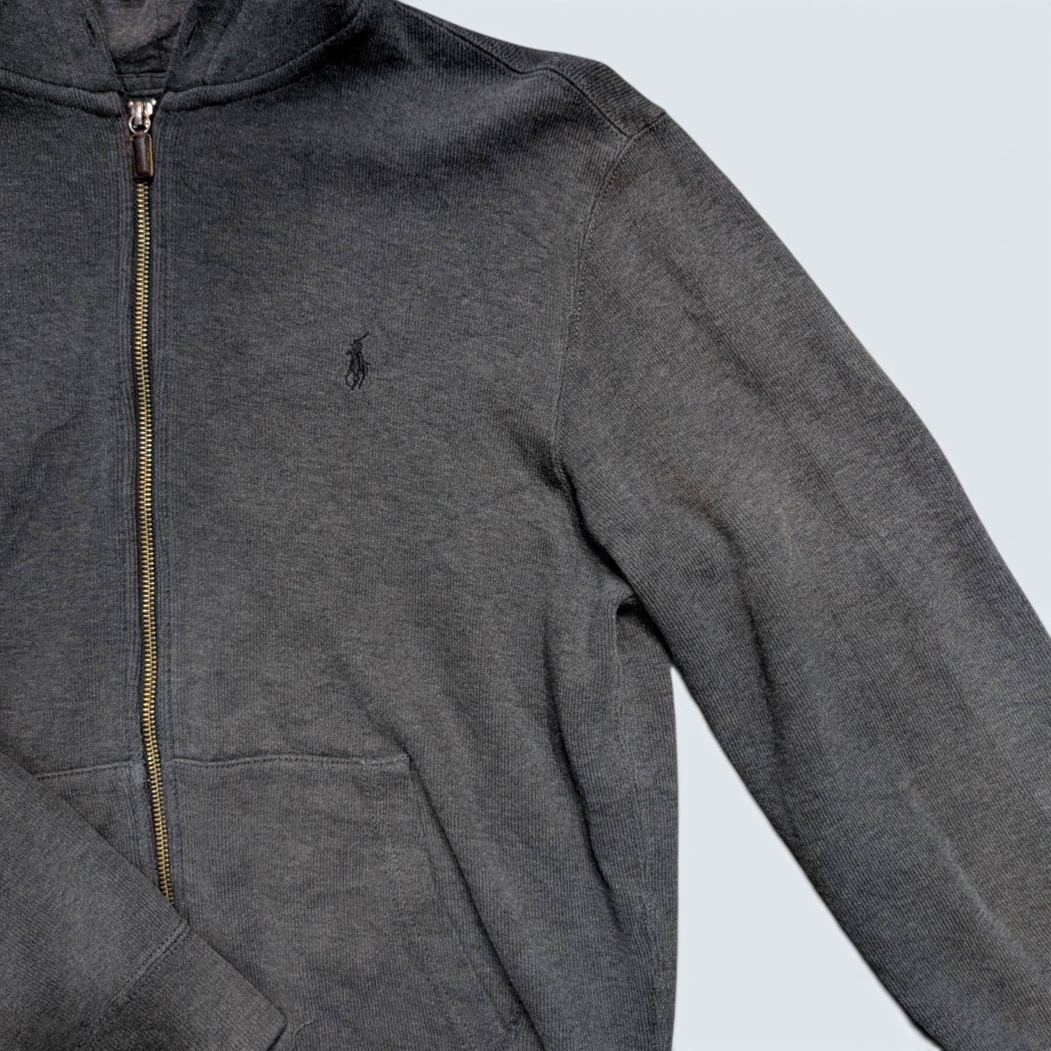 Polo by Ralph Lauren Ribbed Zip Up  - M
