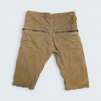 G-Star Raw Tan Cotton Cargo Shorts — Size 34
