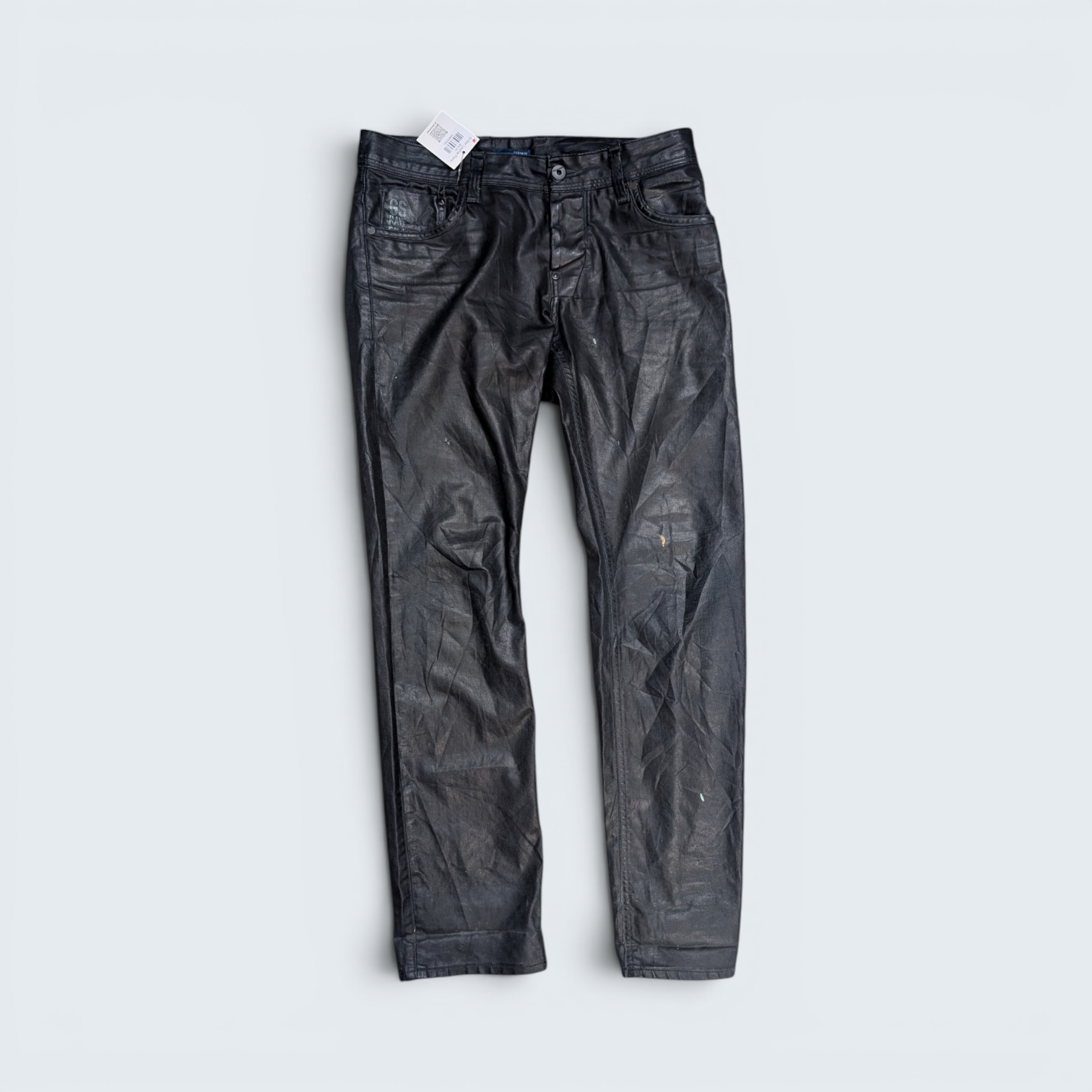 G-Star - Black Coated Denim Jeans - 31 x 32