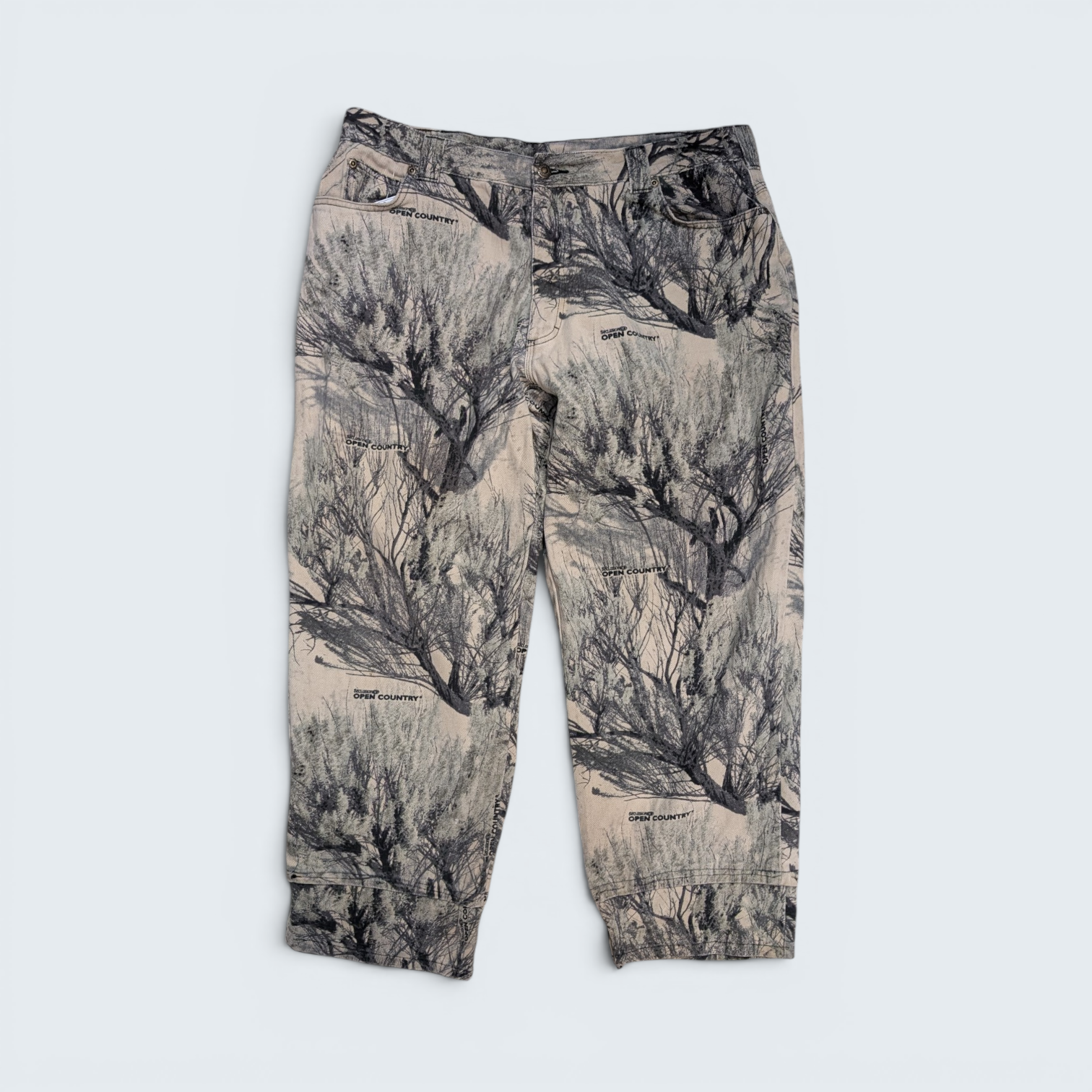 Cabelas - Green Camo Cargo Pants - 40