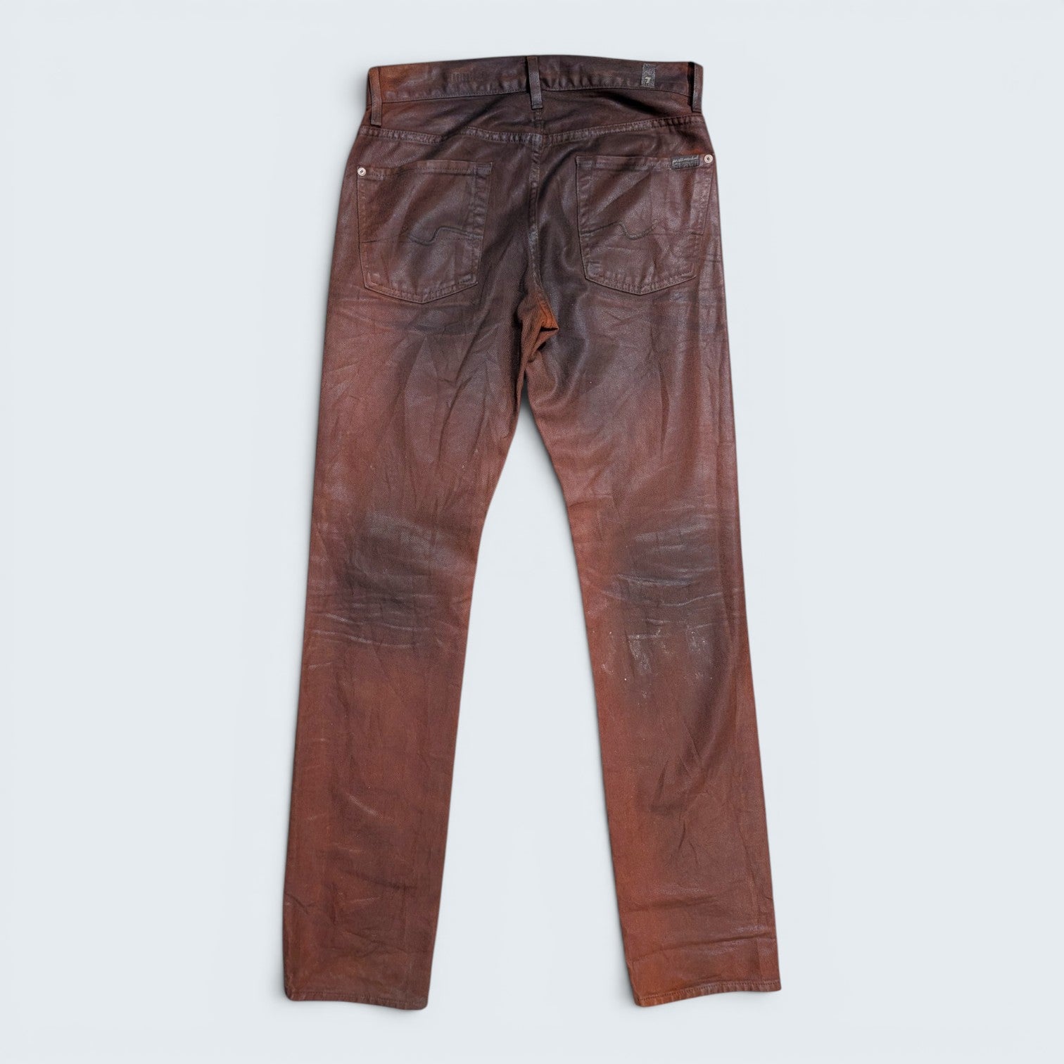 7 For All Mankind "Slimmy" Coated Jeans - 29