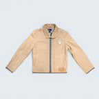 Diesel Heraldic Crest Leather Jacket - L