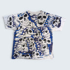 Skull Full Print Graphic Tee - XL