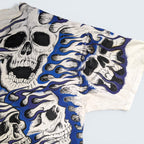 Skull Full Print Graphic Tee - XL