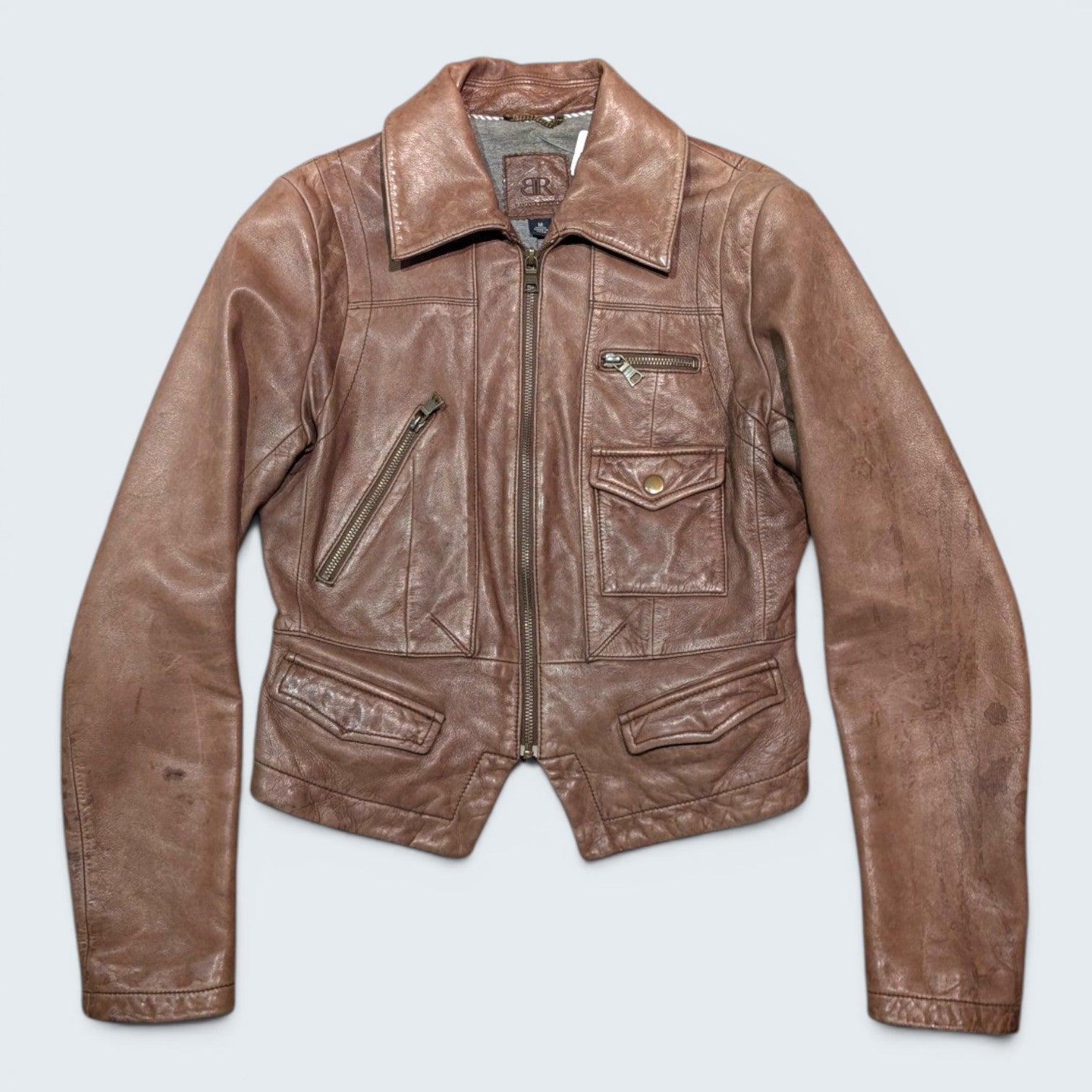 Banana Republic Leather Jacket - XS