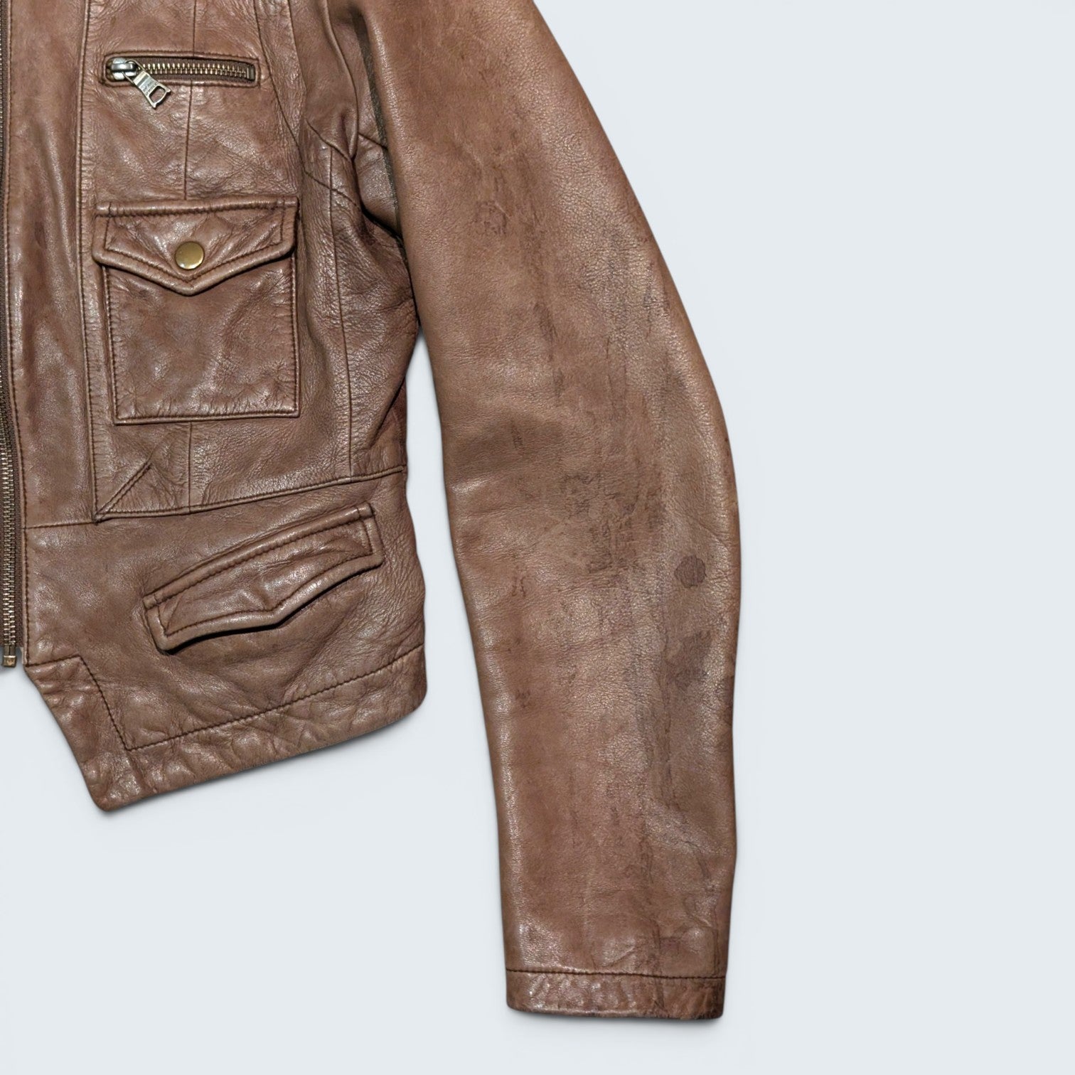 Banana Republic Leather Jacket - XS
