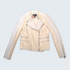 BCBG Max Mazria Leather Biker Jacket - S