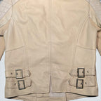 BCBG Max Mazria Leather Biker Jacket - S