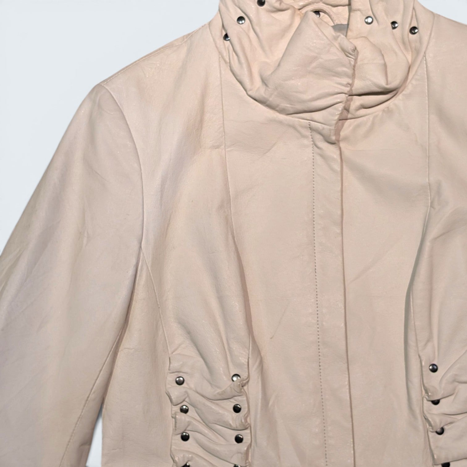 Danier Cowl Style Leather Jacket - M