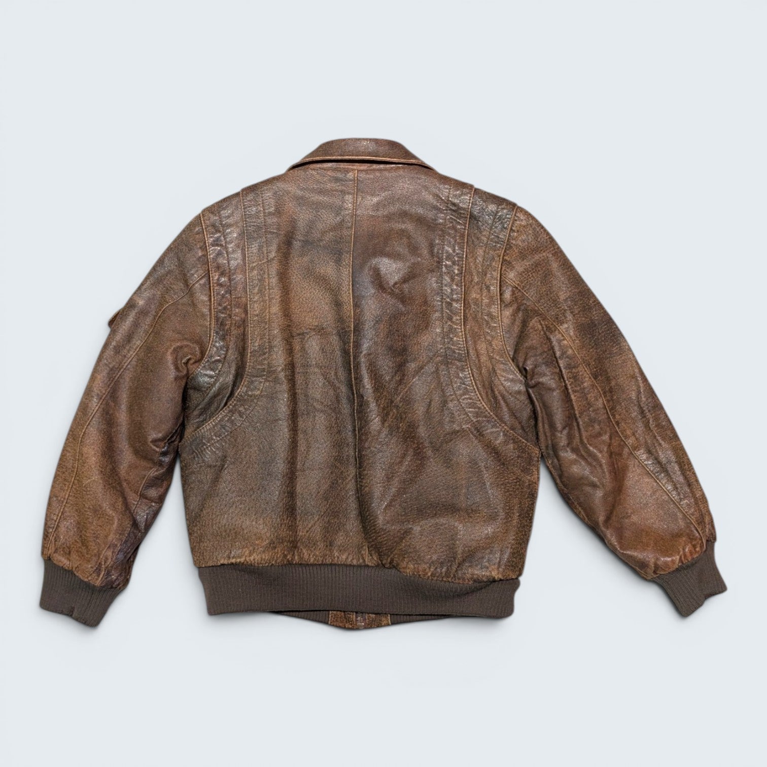 London Fog Sherpa Lined Leather Jacket - XXS