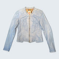 Danier Flower Lined Leather Jacket - XS