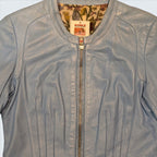 Danier Flower Lined Leather Jacket - XS