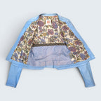 Danier Flower Lined Leather Jacket - XS