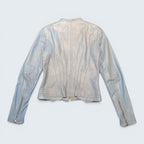 Danier Flower Lined Leather Jacket - XS