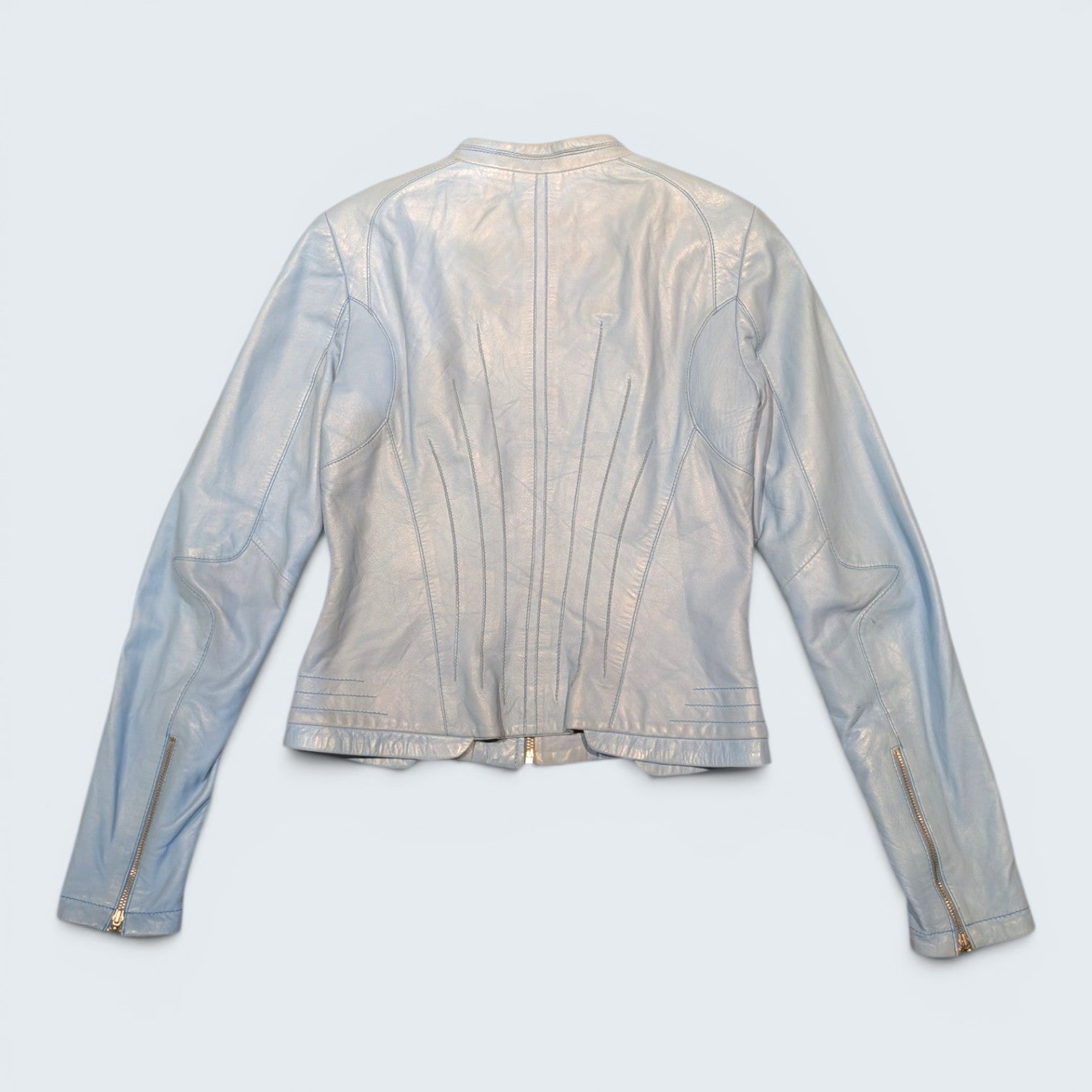 Danier Flower Lined Leather Jacket - XS