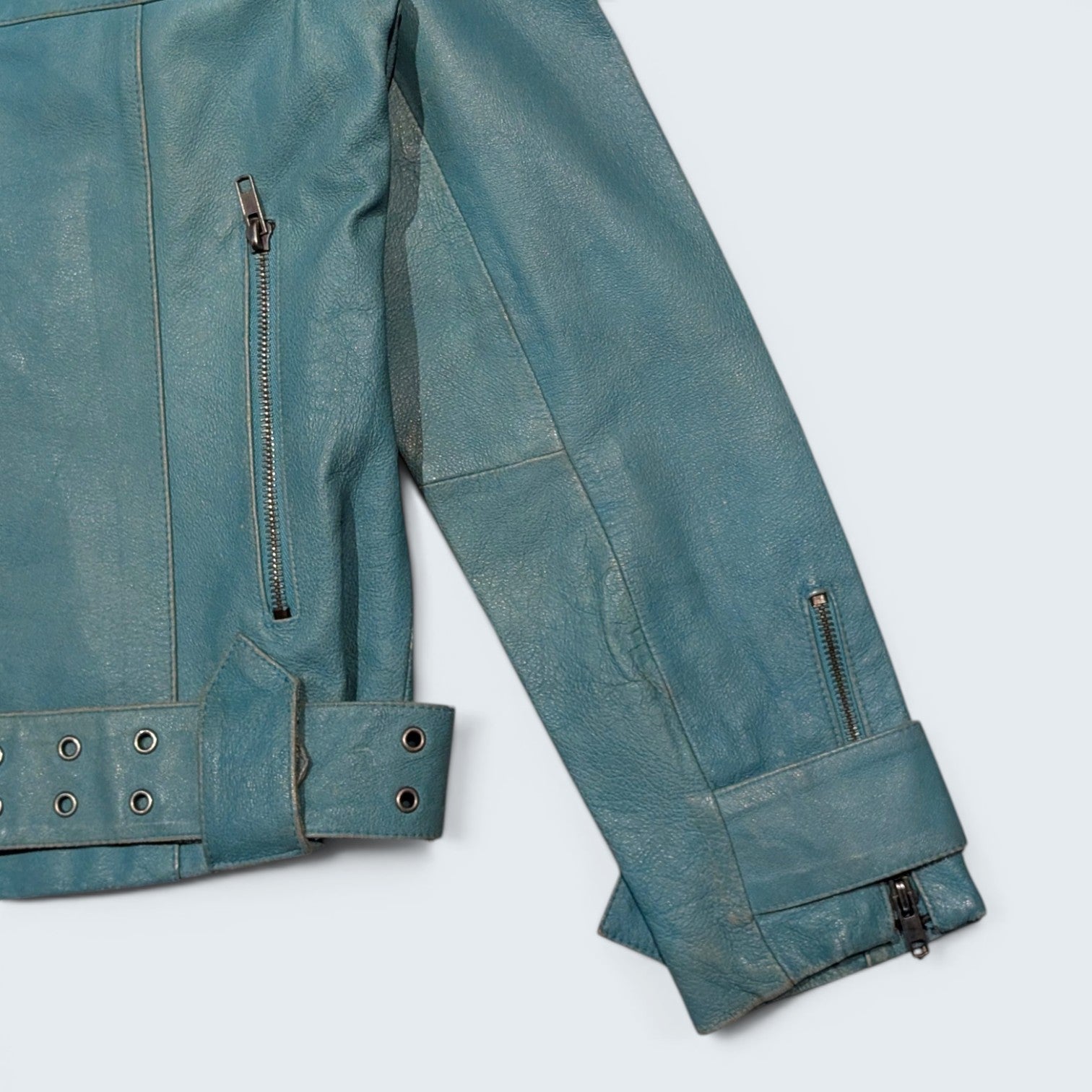 Vero Moda Buckle Leather Jacket - M