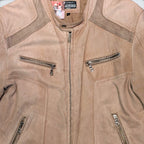 Boutique of Leather Suede Biker Jacket - L