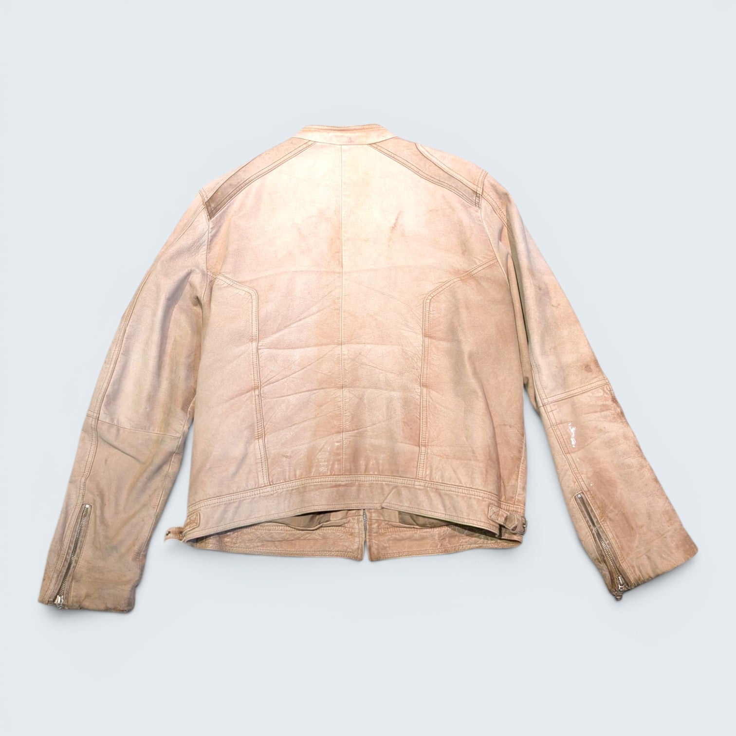 Boutique of Leather Suede Biker Jacket - L