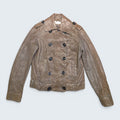 GAP Double Breasted Leather Jacket - M