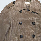 GAP Double Breasted Leather Jacket - M