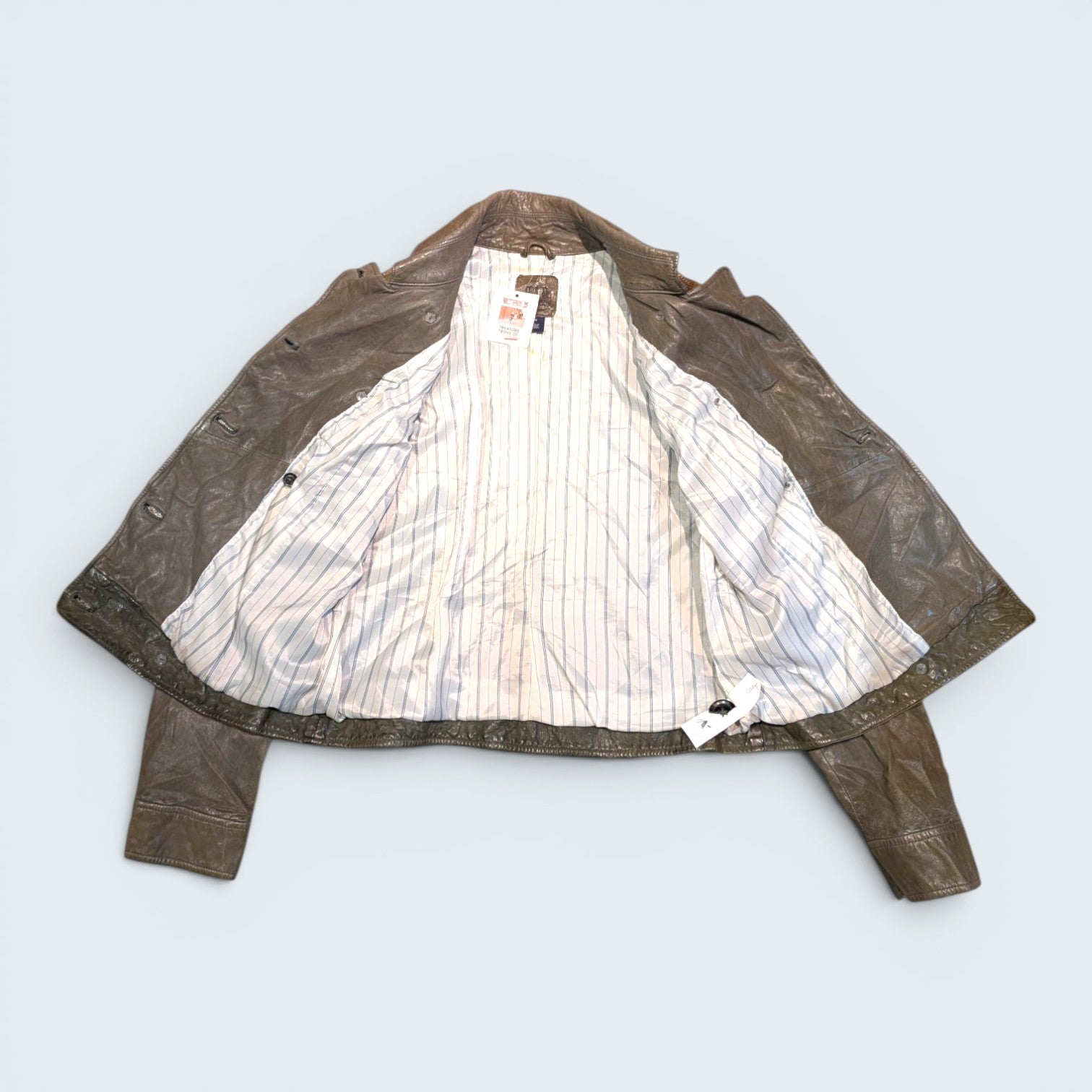 GAP Double Breasted Leather Jacket - M