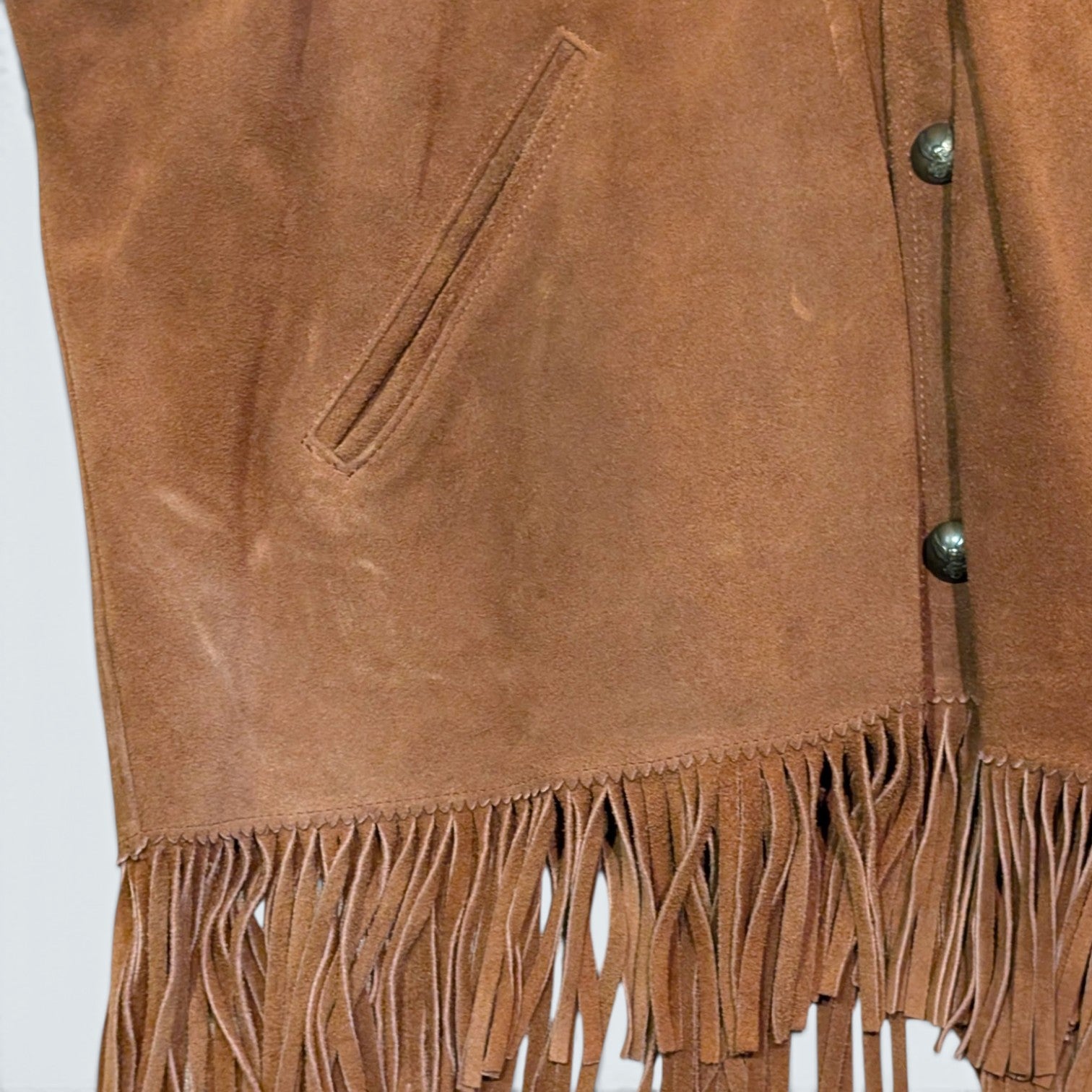 Harley Davidson Leather Fringe Jacket - XL