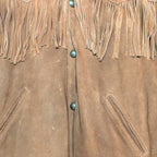 Harley Davidson Leather Fringe Jacket - XL