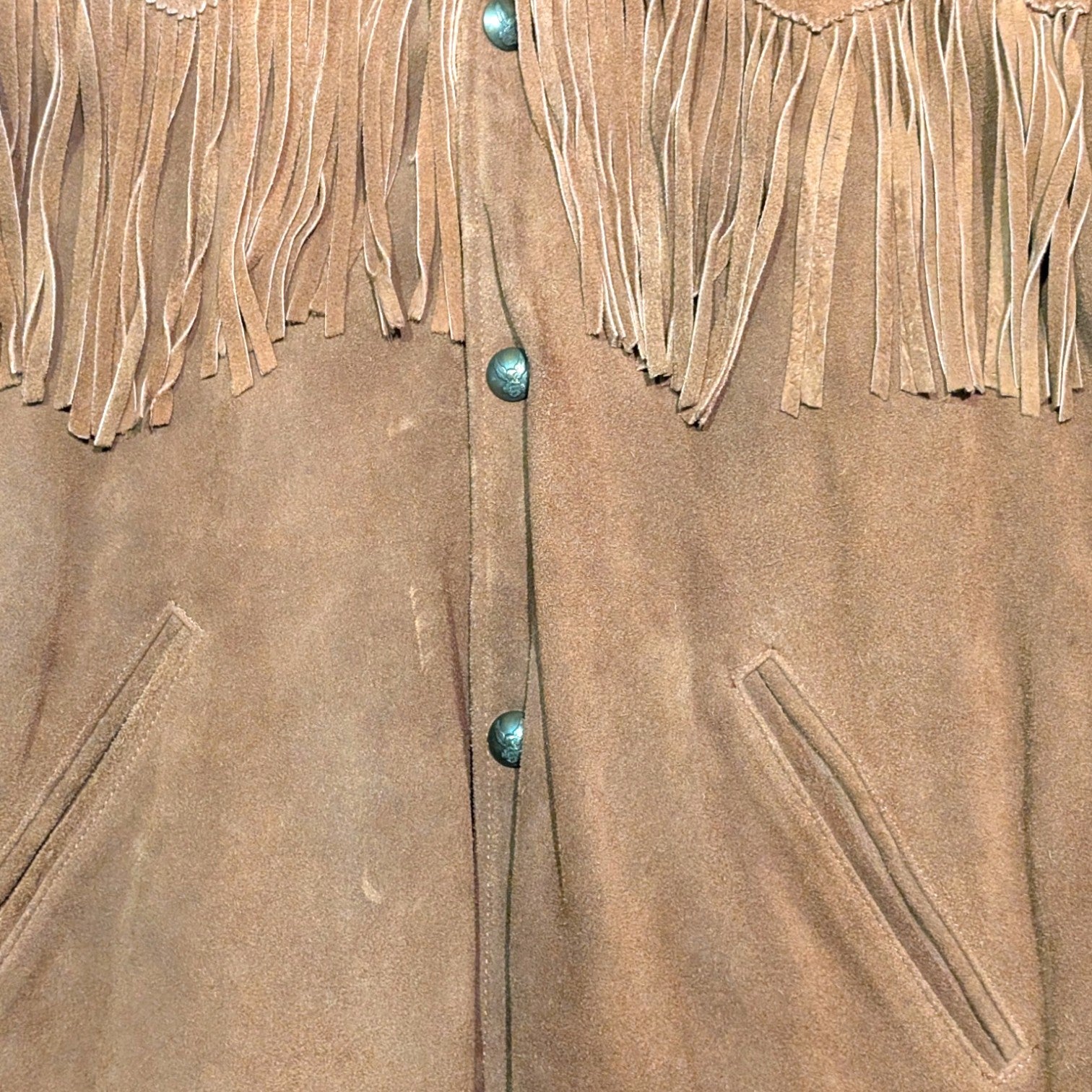 Harley Davidson Leather Fringe Jacket - XL