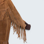 Harley Davidson Leather Fringe Jacket - XL