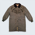 ICEBERG Long Fringe Coat w/ Fur - XL