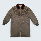 ICEBERG Long Fringe Coat w/ Fur - XL