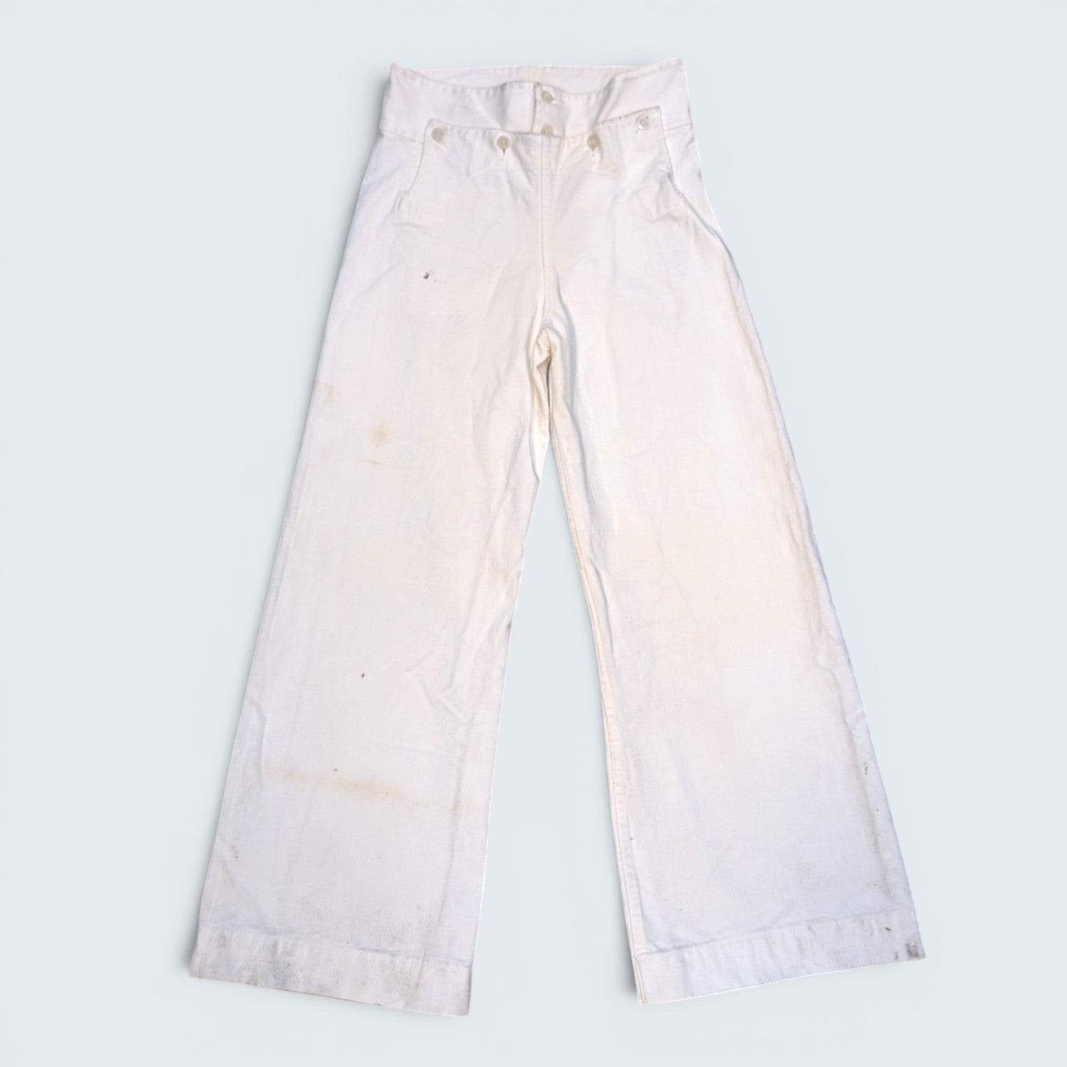 H. Simmonds Navy Sailor Denim Pants - 36x36