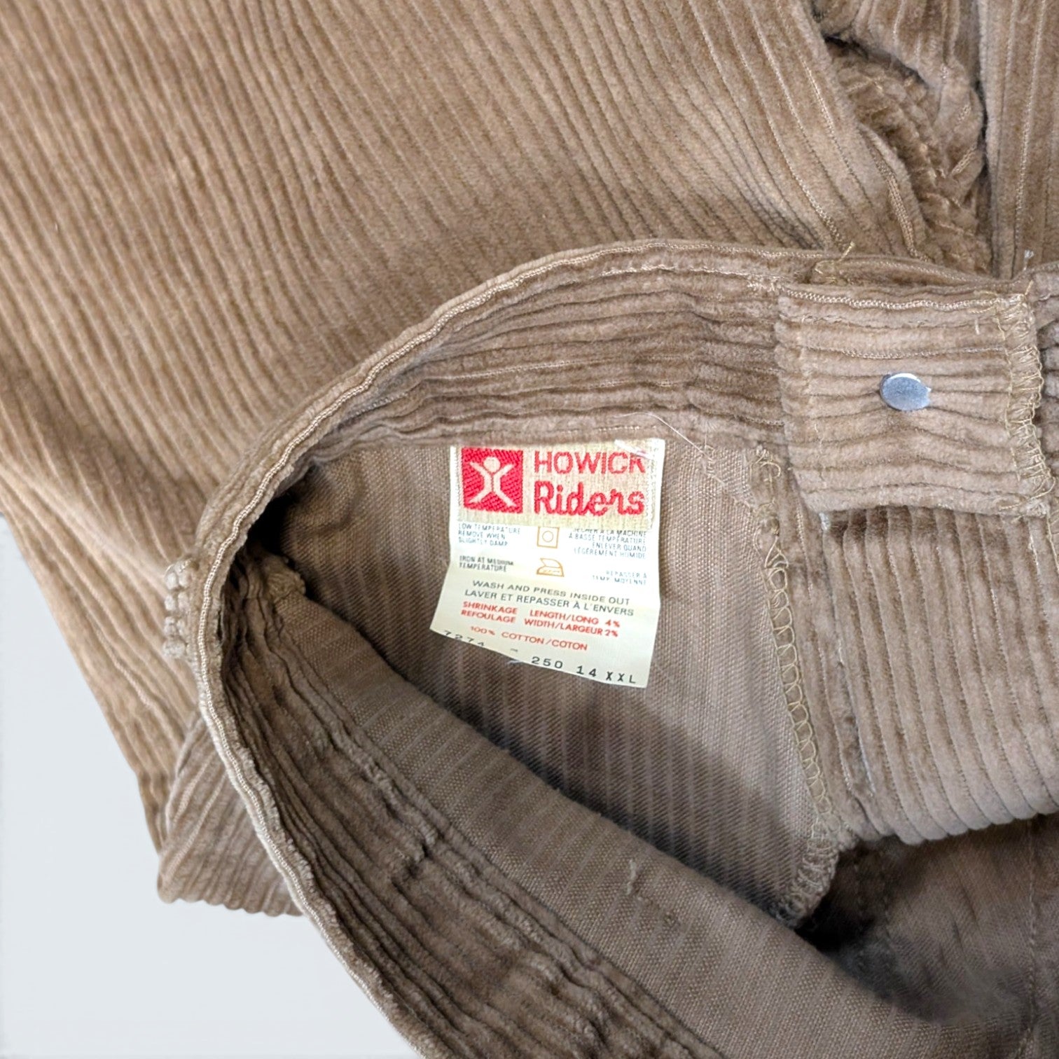 Howick Riders Corduroy Pants - 28x34