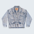 Yaring 90's acid wash Denim Jacket  - L
