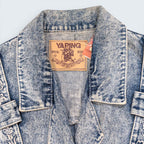 Yaring 90's acid wash Denim Jacket  - L