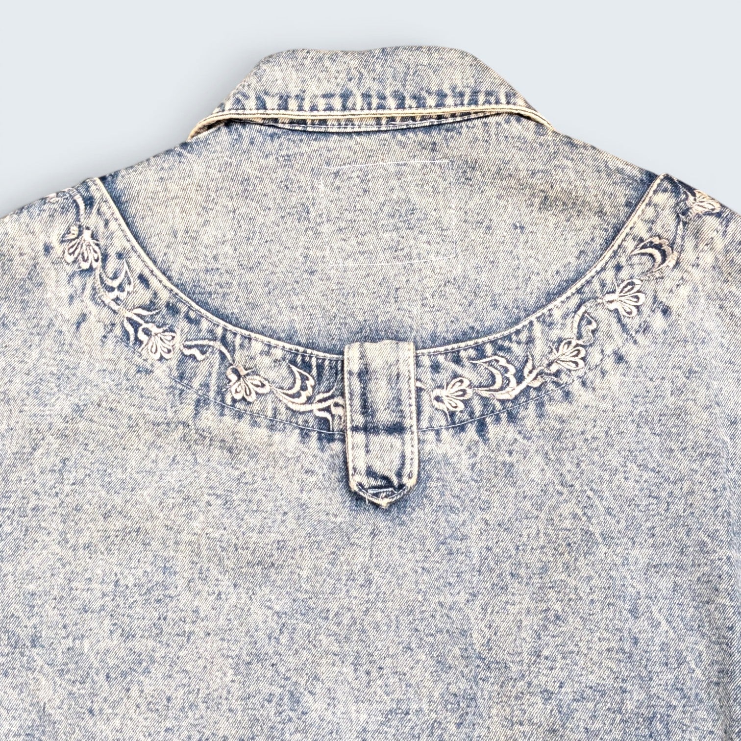 Yaring 90's acid wash Denim Jacket  - L