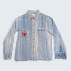 Fun Wear butterfly embroidered Denim Jacket - S