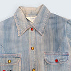 Fun Wear butterfly embroidered Denim Jacket - S