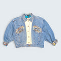 Le Roi Jungle patched Denim Jacket - M