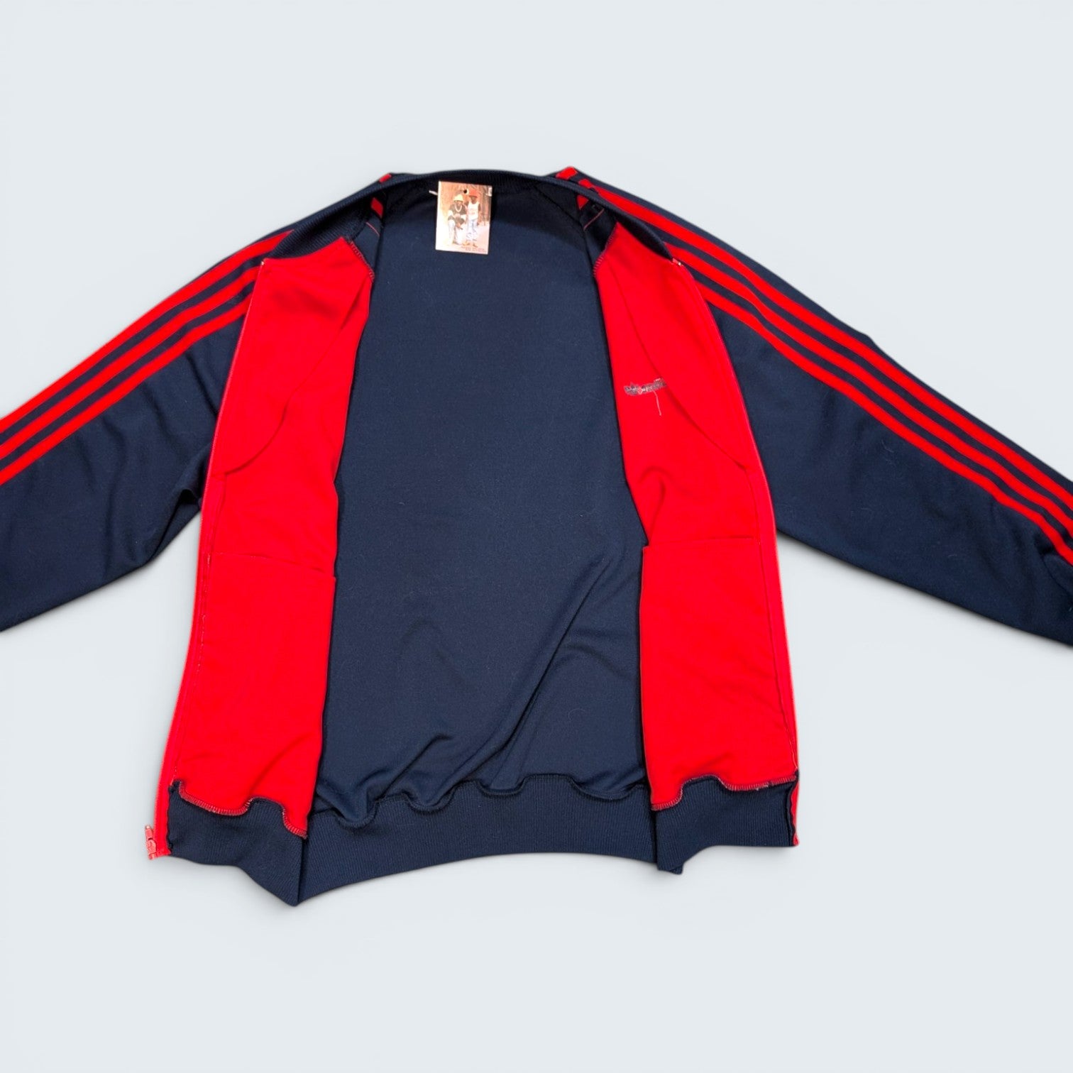 Adidas Red/Navy zip-up Jacket - L