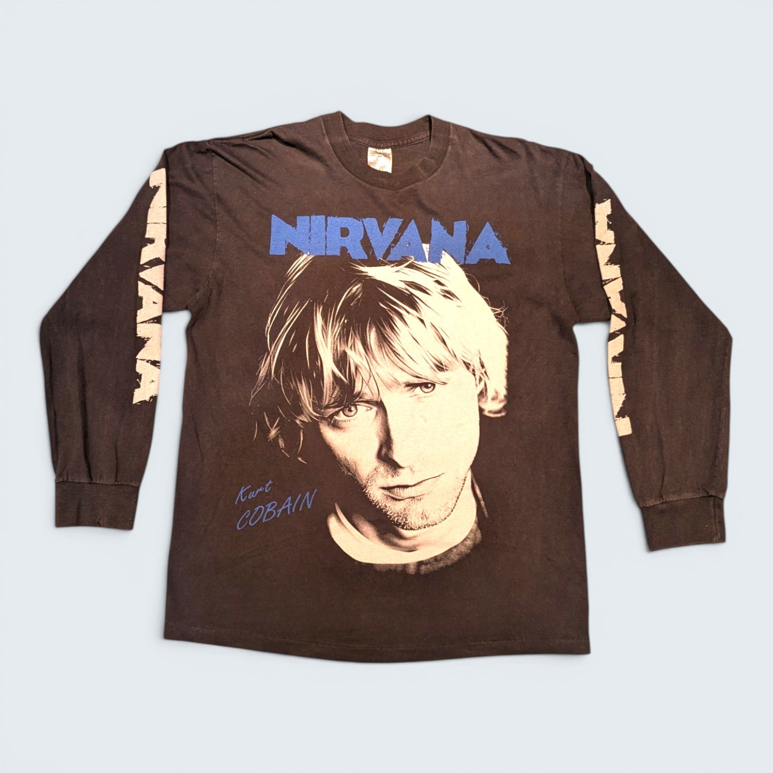 Kurt Cobain Nirvana Graphic Long Sleeve - L