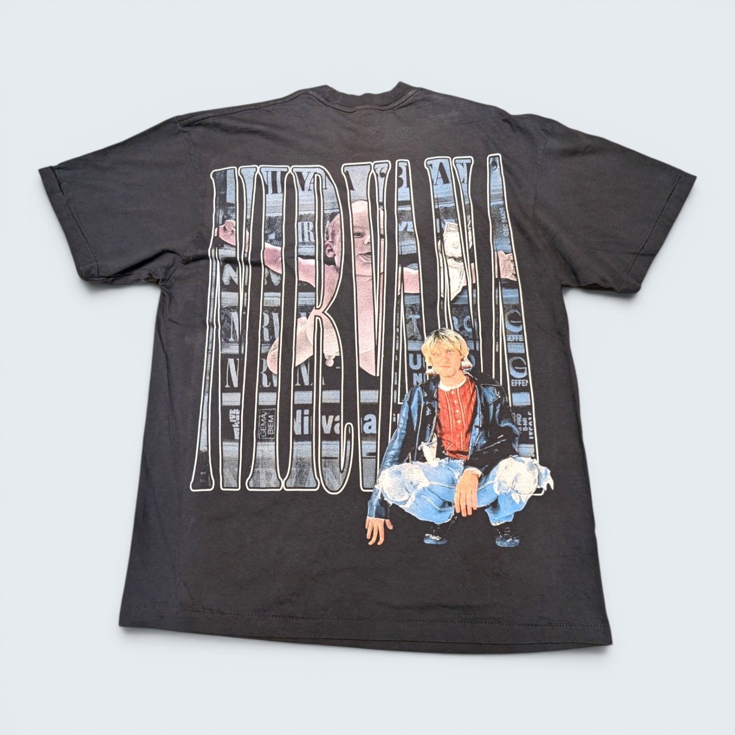 Nirvana Blue Graphic Tee - XL