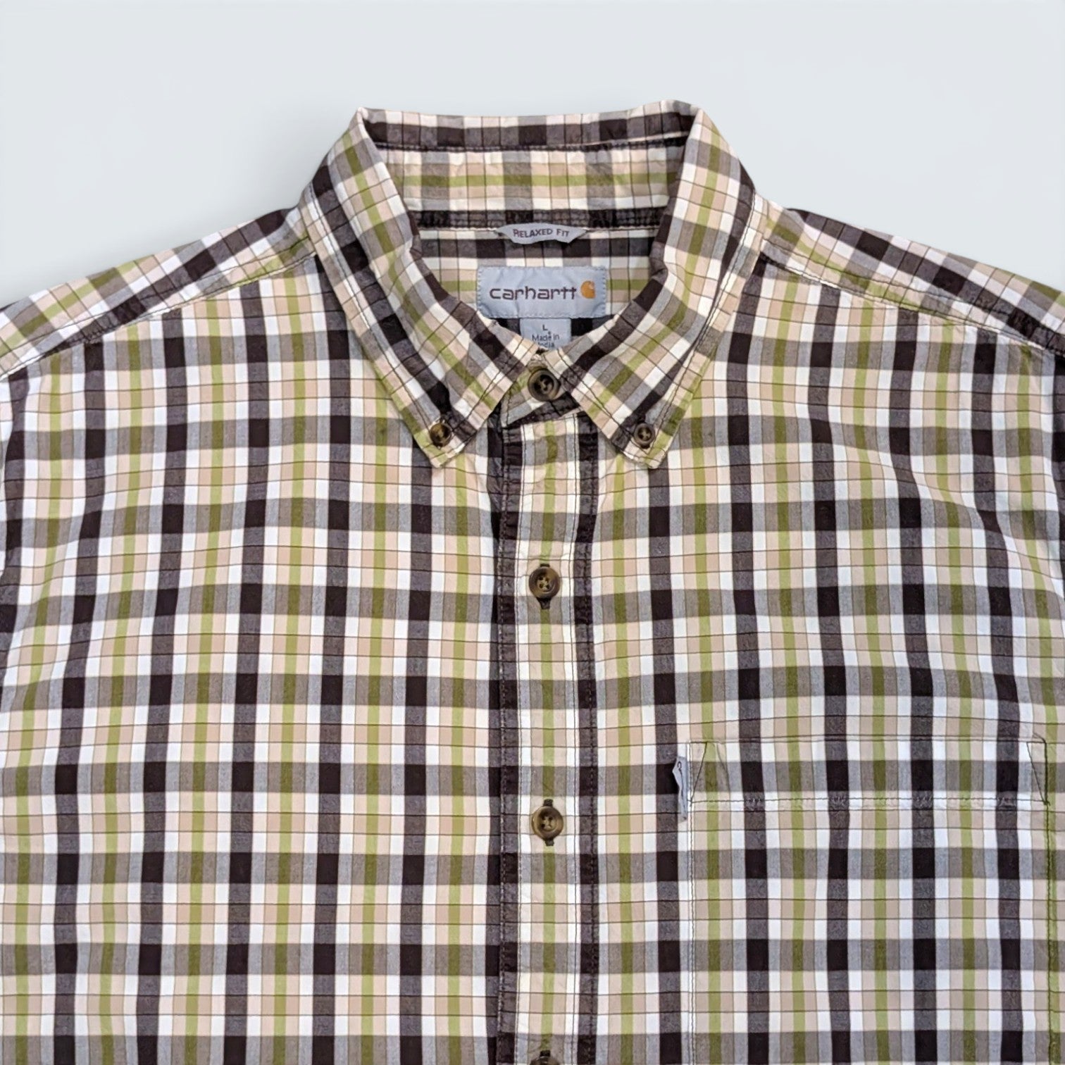 Carhartt Relaxed Fit Button Up - L