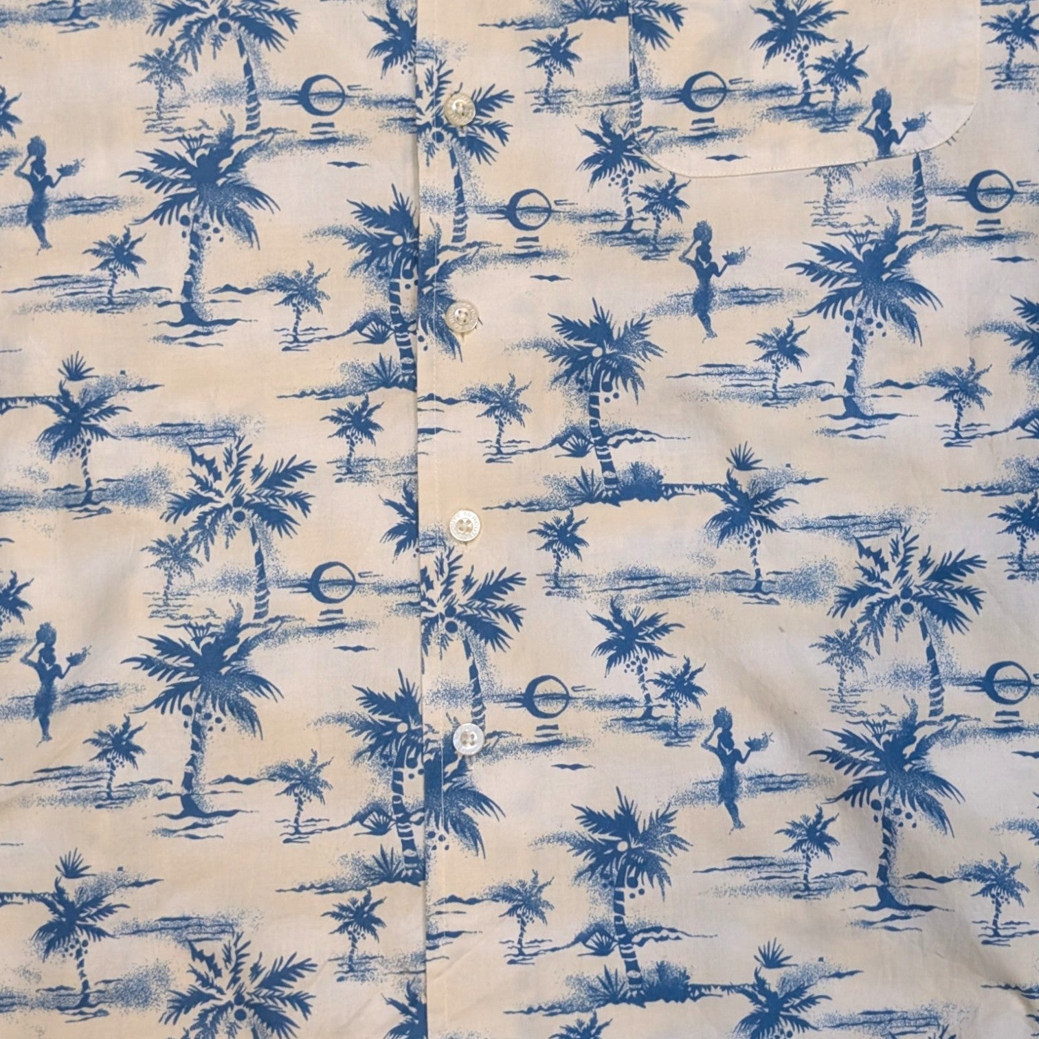 Route 66 Palm Tree Hawaiian Shirt - L