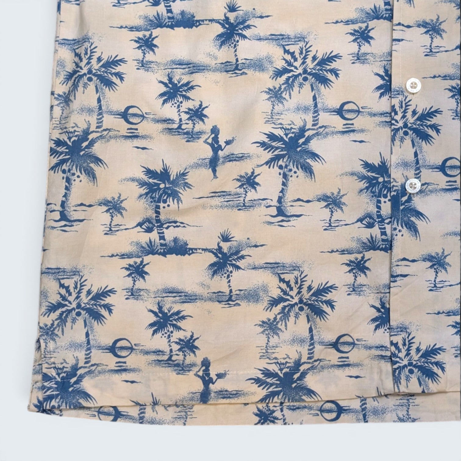 Route 66 Palm Tree Hawaiian Shirt - L