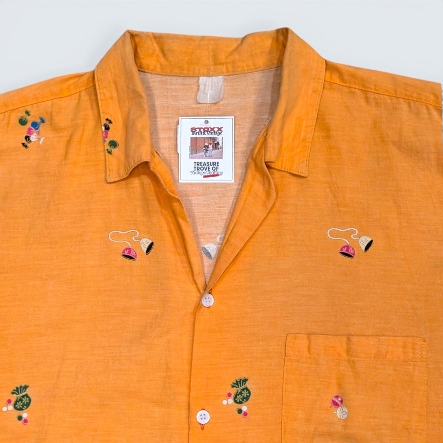 Thai Painting Print Hawaiian Shirt - M