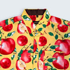 SMART Apple Print Button Up - Size 1